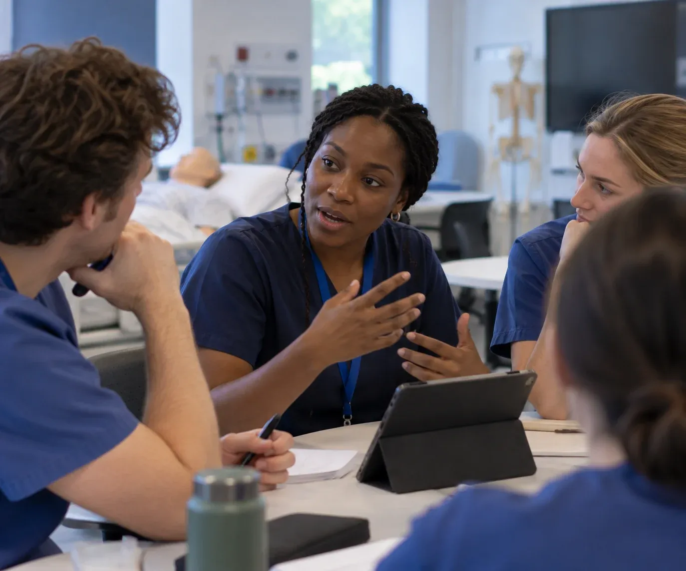 Onderwijs en opleiding in de zorg: CardMedic in gebruik in deze setting.